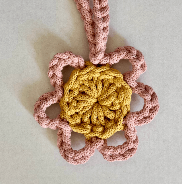 Porte clés fleur 